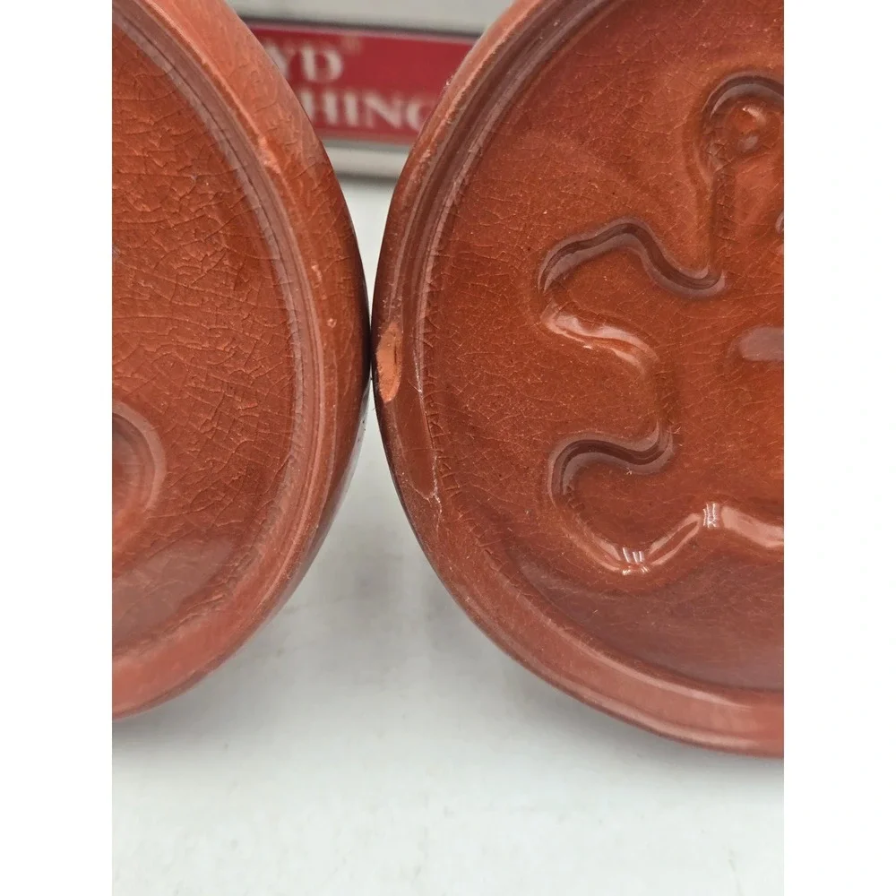 House of Lloyd Ceramic Cookie Stamps Set of 3 Heart Bunny Teddy Bear Vintage